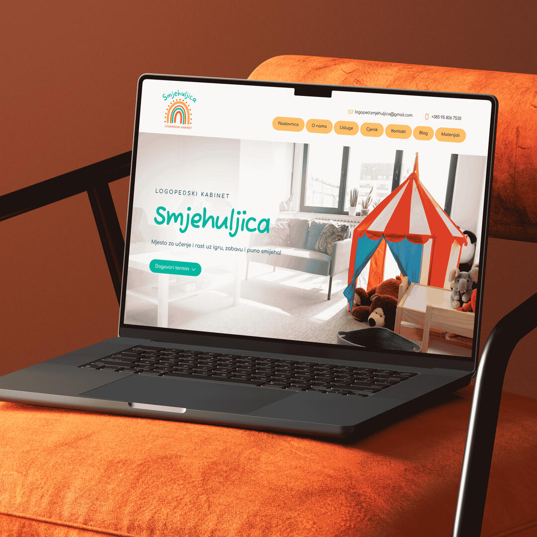 Logoped Smjehuljica / Izrada web stranice
